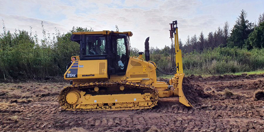 Komatsu D51PX with electric masts